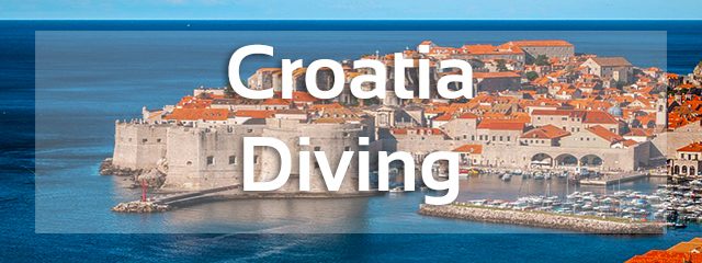 croatia diving banner