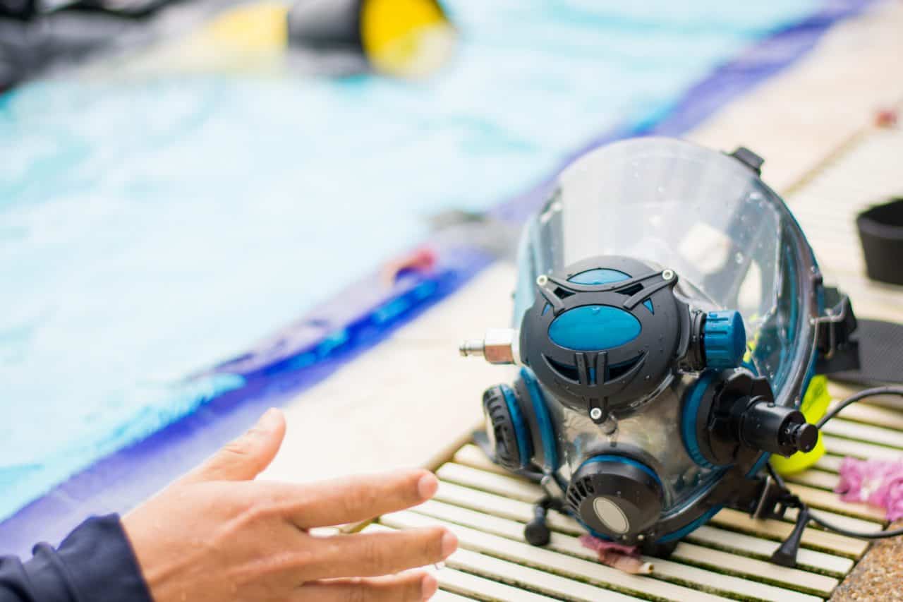 full face scuba diving mask intégral plongée snorkeling