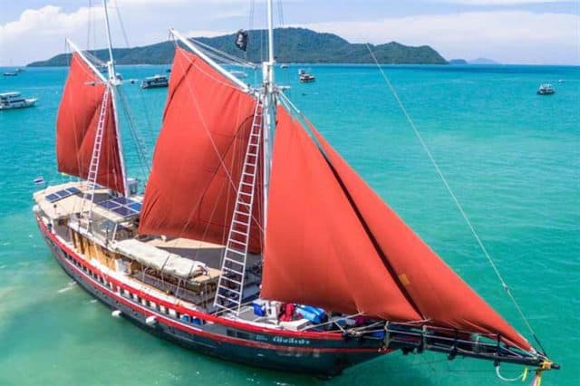 the phinisi myanmar liveaboard diving cruise thailan